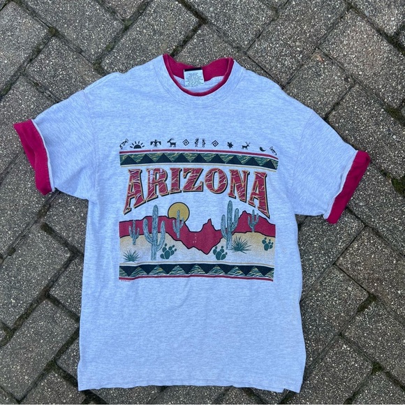 Arizona Graphic T-Shirt with Red Accents - Picture 7 of 7